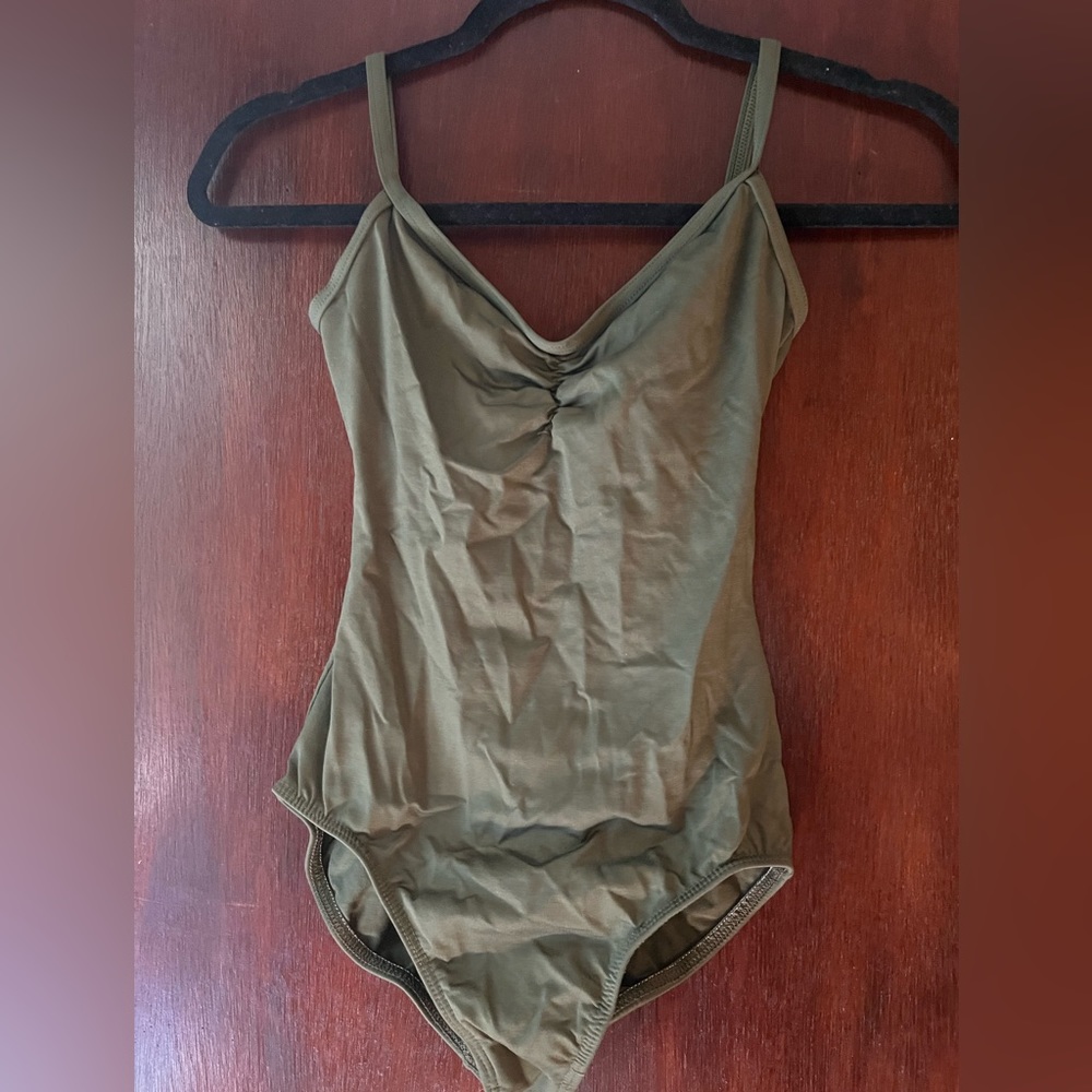 2 green leotards for dance